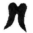 thumbnail image 3 of Accesorios para disfraz de Halloween con alas de plumas, alas de ángel de ensueño creativas para cosplay Negro, 3 of 7