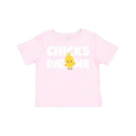 

Inktastic Chicks Dig Me Gift Toddler Boy Girl T-Shirt