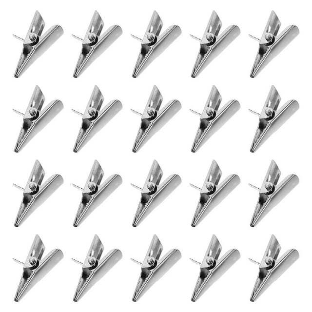 ColoMX 25 PCS Decoración de árbol de Navidad Clips de Navidad ornamento clips clips decorativos de hierro