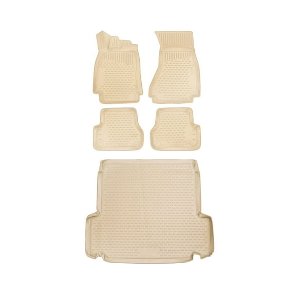 Custom Floor Mats & Cargo Liners for BMW 3 Series E91 Touring 2006-11 TPE Beige