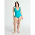 thumbnail image 2 of Time and Tru Women's and Women’s Plus V Neck Tankini Top, Sizes XS-2X, 2 of 3