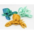thumbnail image 3 of Fidget Hermit Crab Jumbo | Flexible Articulating 3d Printed Friendly Companion, 3 of 9