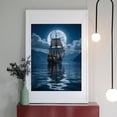 thumbnail image 2 of Diamond Art Kit for Adults, Sailing Ship Under Full Moon Diamond Painting for Adults Beginners, 5D DIY Diamond Art Painting Kits, Colorful Diamond Painting Craft for Home Decor 12x16, 2 of 7