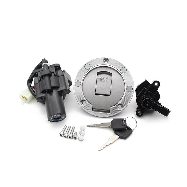 Ignition Switch Gas Fuel Tank Cap Cover Seat Lock Set With Keys For Yamaha Yzf600r Yzf1000r Xjr 1200 Xjr1300 Xjr400
