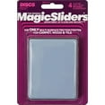 thumbnail image 3 of Magic Sliders Reusable Sliding Disc - Furniture Slider, Gray - 4 Pack, 4" x 3", 3 of 3