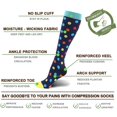 thumbnail image 4 of Compression Socks for Women & Men Circulation - 20-30mmHg 3 Pairs Compression Stockings for Nurse, Pregnancy, 4 of 6