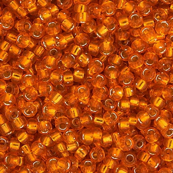 Miyuki Glass Seed Beads 11/0 (250g) DB0008 Silverlined Orange Bead for DIY