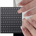 thumbnail image 1 of Pegatinas de manicura de noche calientes Estilo Pure Desire Pegatinas de manicura adhesivas 3D de estrellas simples y estrellas de cinco puntas para niña, 1 of 1