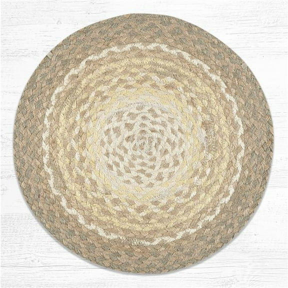 Earth Rug 05-776 2 x 8 ft. C-776 Natural Oval Braided Rug