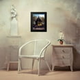 thumbnail image 4 of Van Gogh, Vincent 15x18 Black Modern Framed Museum Art Print Titled - Chapel At Nuenen With Churchgoers, 4 of 5