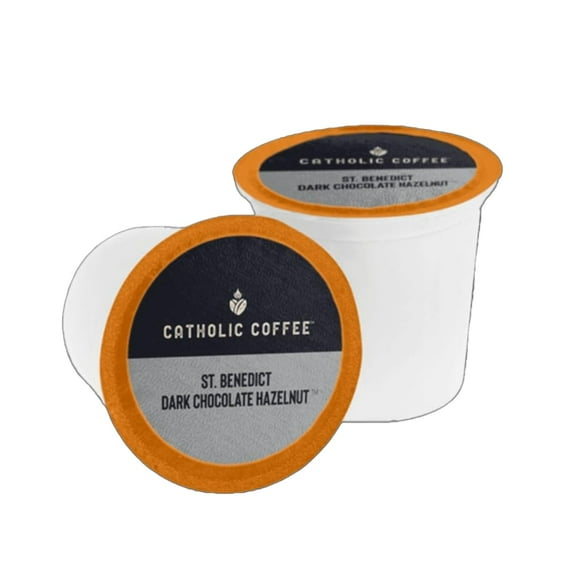 St. Benedict Chocolate Hazelnut Medium Roast Pods, 12 Count, Single Serve Coffee Pods for Keurig K-Cup Brewers