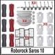thumbnail image 1 of For Saros 10 Accessories Main Roller Side Brush Hepa Filter, 1 of 5