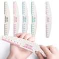 thumbnail image 1 of 5Pcs Wooden Nail Files Bright Color Reusable Smooth Edge Clear Scale Multipurpose Trim Nails Lightweight Scale Ruler Half Moon Wooden Nail Files Polishing Tool Nail Supplies, 1 of 8