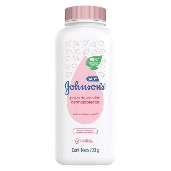 Polvo de Almidón Dermoprotector Johnson's All Other Classics 200 g