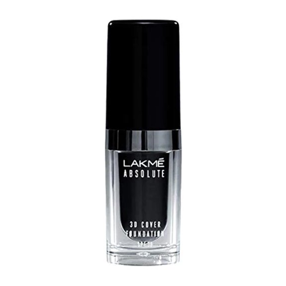 Lakmé Absolute 3D Cover Foundation, Warm Beige, 15 ml