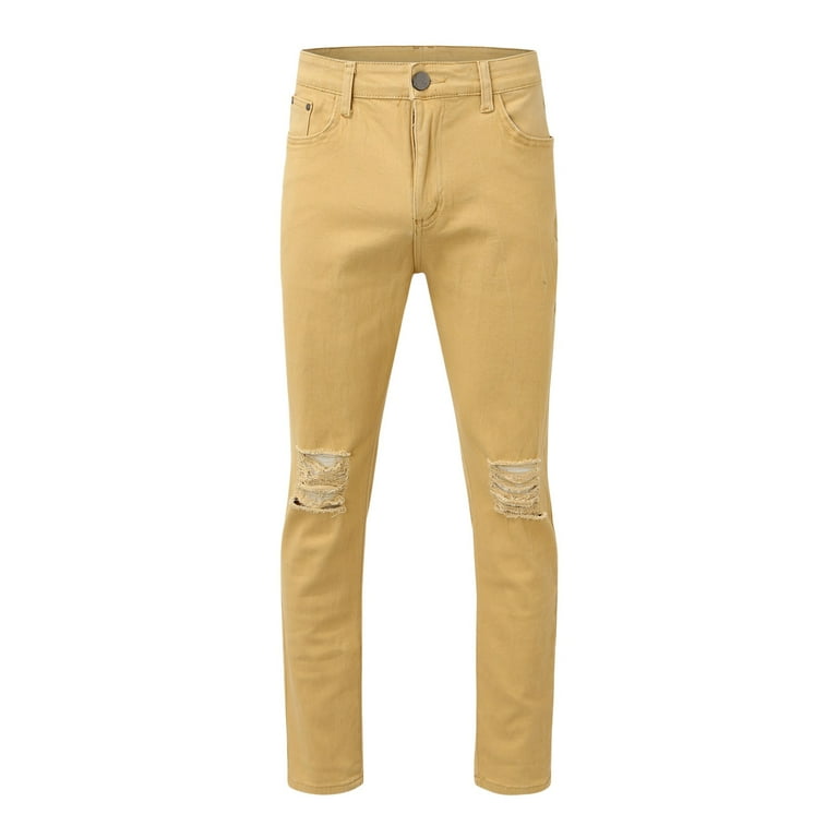 Khaki bootcut hotsell jeans mens