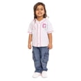thumbnail image 2 of Care Bears Toddler Button Down Baseball Jersey with Short Sleeves, Sizes 12M-5T, 2 of 8