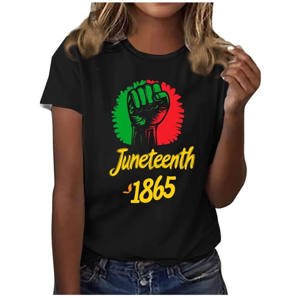 Tops de Manga Corta para Mujer, Causal Impreso, Camiseta de Cuello en V