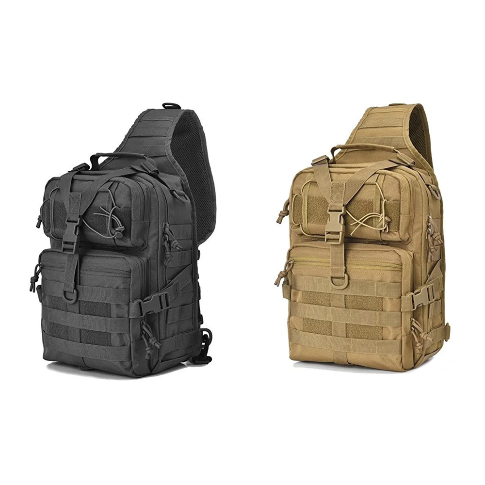 Man Tactical Sling Chest Bag Backpack Outdoor Shoulder Messenger Pack;Man Tactical Sling Chest Bag Backpack Outdoor Shoulder Messenger Pack - image 5 of 10