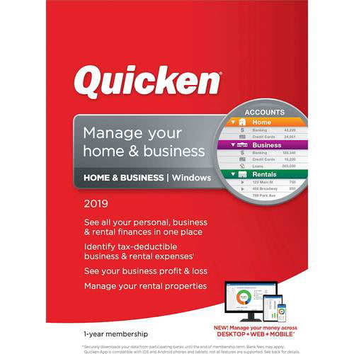 quicken home and business 2019 desktop