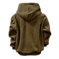 thumbnail image 5 of felwors Women's Dog Carrier Hoodie Oversized Fleece Pet Pouch Sweatshirt Kangaroo Pocket Long Sleeve Drawstring Holder AG for Size XXXL, 5 of 8