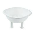 thumbnail image 3 of Bañera de asiento Bañera de asiento Bañera de Bañera de asiento para asiento de inodoro Lavabo de baño de asiento Blanco Yuyangstore Tina de baño de asiento, 3 of 8