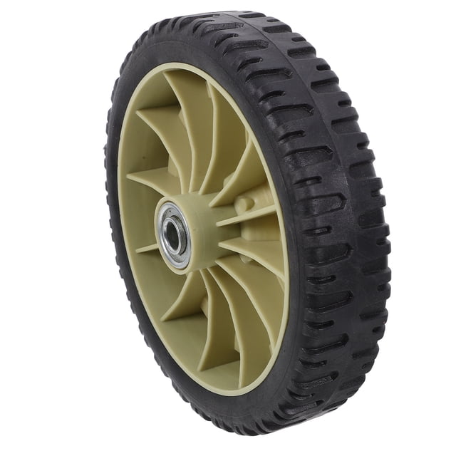 VERDANVERSE Roues Pivotantes pour Tondeuse à Gazon Ronde Bleue 1Pcs Stable Tonte
