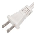 thumbnail image 3 of Power Extension Cord with On/Off Switch, 2-Prong Male and Female AC Power Cable for 1-15P Male Plug to 1-15R Female Plug, 3 of 4