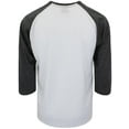 thumbnail image 3 of Victorious Men's Baseball T-Shirt TS900 - WHITE/CHARCOAL - Large, 3 of 6