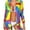 Yellow, variant on Beach Cover Up for Women With Mesh Print And Loose Fit One Size Fits All Conservative Bikini Vacation Outfits Hot Pink