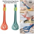 thumbnail image 2 of Multifunctional Egg Beater Whisk Milk Pasta Tongs Food Clips Mixer Manual Stirrer Kitchen Cream Bake Tool Kitchen Accessories, 2 of 9
