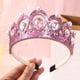 thumbnail image 1 of Tiaras de princesa Soledad adornos para la cabeza de cristal Rosado, 1 of 7