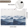 thumbnail image 3 of FORMRS A4 Clipboard Folder with Pen Holder Horizontal Foldable School Office Binder, Watercolor Mountains, 3 of 9