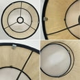 thumbnail image 4 of Round Lampshades, Vintage Drum Lampshade Pendant Lamp Shade Light Cover Home Decorative for Table Lamp, Bedside Lamp, Floor Lamp, 4 of 7