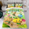 thumbnail image 4 of Katuri Conjunto de sábanas temático, trío de piezas, cómodo y amigable con la piel, diseño único, regalo de decoración para el hogar para familiares, amigos y fans,140cm *210cm, 4 of 6