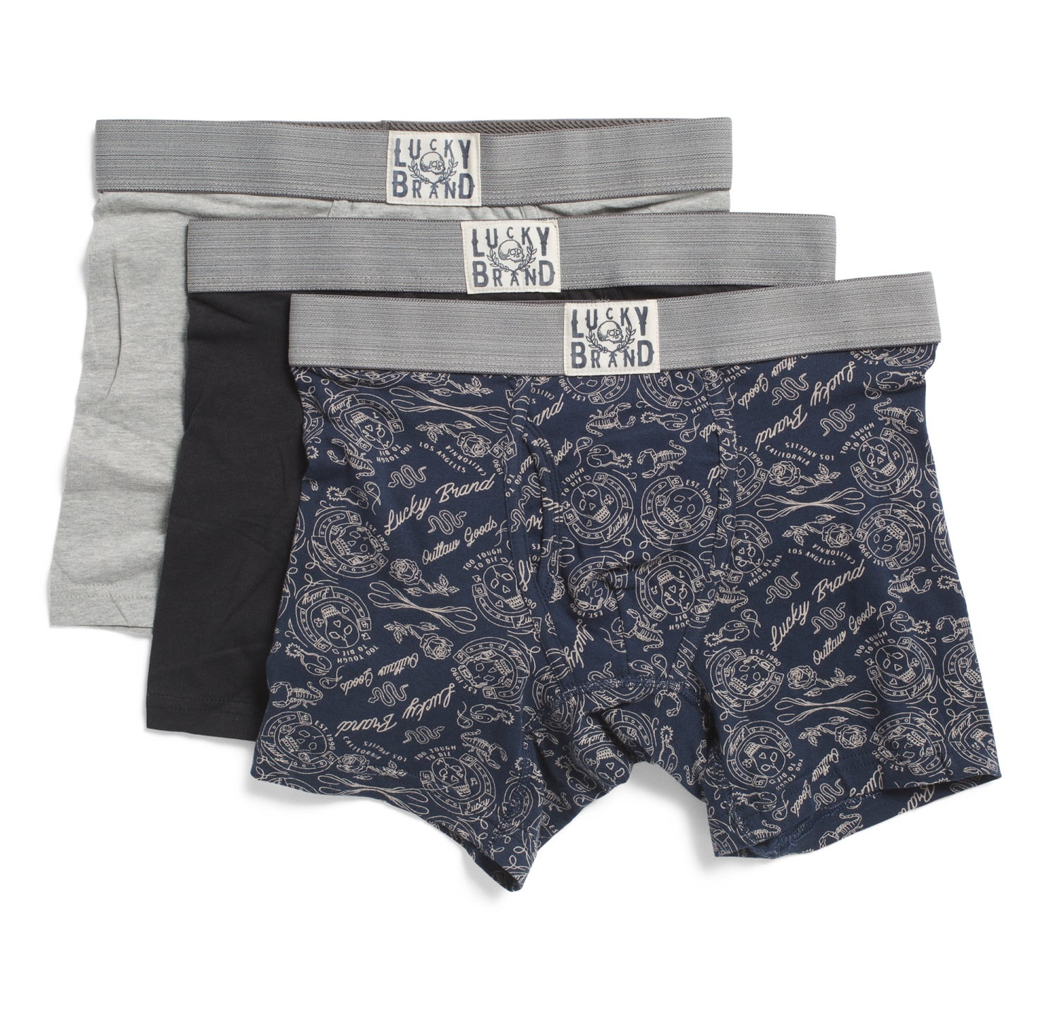 Lucky Brand LUCKY BRAND MEN 3 PACK BOXER BRIEF 191 P37 BANDANA