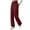 Wine, variant on Ruimatai Women's Fleece Lined High Waist Wide Leg Pants with Pockets, Soft Comfortable Casual Winter Lounge Pants, Loose Fit Yoga Jogger Trousers