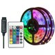 thumbnail image 1 of cinturón ligero Irfora Tira de luces LED RGB de 5 V, 12 LED/metro, tira de luz 5050RGB, cinta de luz LED, Control remoto por infrarrojos, brillo ajustable para fiesta de Navidad, Bar, d Irfora cinturón ligero, 1 of 5