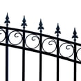 thumbnail image 4 of ALEKO Black London Style Steel 12 x 6 ft Dual Swing Driveway Gate, 4 of 11
