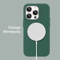 thumbnail image 7 of JETech Silicone Case for iPhone 14 Pro 6.1-Inch, Silky-Soft Touch Full-Body Protective Phone Case, Shockproof Cover with Microfiber Lining (Midnight Green), 7 of 7