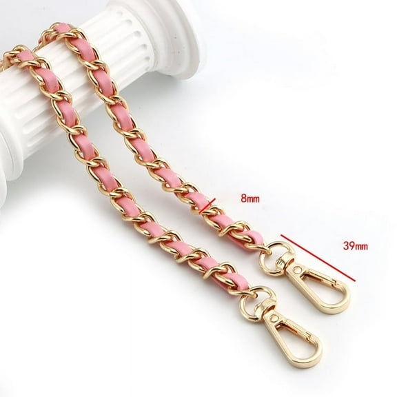 120cm Long PU Leather Bag Strap For Crossbody Handbags Shoulder Bag Strap Replacement Accessories 0.8cm Wide Bag Chain