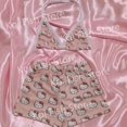 thumbnail image 4 of Conjunto de pijama Kawaii Sanrios Hellokitty para niñas, ropa de dormir de franela suave con dibujos de gato gatito, para el hogar, para primavera y otoño, 4 of 5