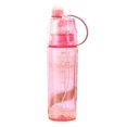 thumbnail image 4 of Botella de agua con pulverizador de niebla roja YONGSHENG 600ml portátil antifugas Fa1555, 4 of 5