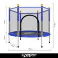 thumbnail image 3 of Trampolín para niños Xtreme Life Brinconlin 1.40 Metros Red Seguridad azul, 3 of 8