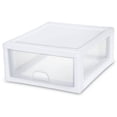 thumbnail image 1 of Cajón apilable Sterilite, 16 cuartos de galón, transparente (paquete de 1), 1 of 7