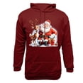 thumbnail image 4 of Wancir Mens Santa Claus Funny Sweatshirt Christmas Novelty Fashion Pullover Hoodies, 4 of 5