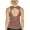 Mocha, variant on Yoga Tops Activewear Workout Clothes Open Back Fitness Racerback Tank Tops for Women