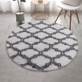 thumbnail image 1 of Round Rugs Soft Comfortable Fluffy Shaggy High Pile Rug For Living Room Bedroom, 1 of 5