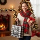 thumbnail image 5 of Bolsa de regalo navideña de tela no tejida | Bolsa plegable impermeable para guardar regalos navideños | Bolsa reutilizable navideña con asa resistente | Para dulces, pequeños regalos, decoración y, 5 of 6