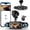 No 64G TF Card, variant on 4 360 Cam Front Rear Inside Left Right 3 Inch Camera with WiFi Night Vision Motion Detection 24H Parking Mode Loop Recording Reverse Without 64G TF Card